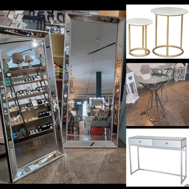 Up to 50% off all our Christmas Stock.
All Tipperary Crystal range up to 50% off including the Eoin O'Connor range.
Mirrors - up to 50% off.
Interiors &amp; Furniture - up to 50% off. 
Up to 50% off all Giftware. 
Up to 50% off Handbags. 
All Lighting reduced.
All Our Curtain range reduced.
All Jewellery range reduced.