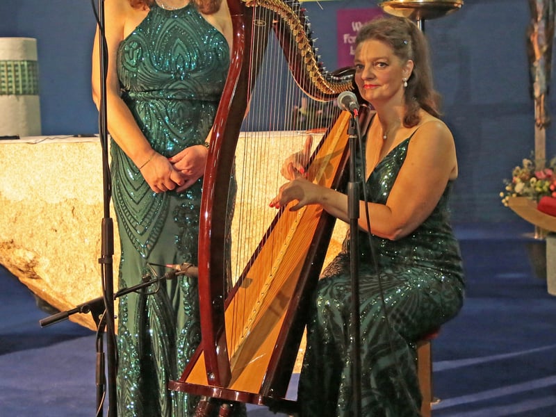 Caption: The Mulligan Sisters from Aughnacliffe who performed a 'Christmas Concert by Candlelight’ in St Matthew’s Church, Ballymahon last Sunday evening as part of the 'Operation Blue Light Santa Team' 2022 fundraising events. Picture: Shelley Corcoran