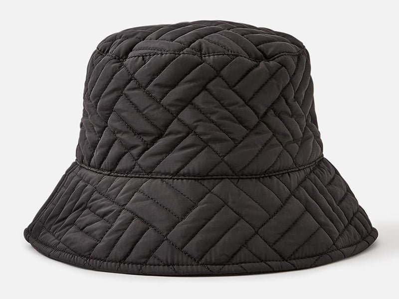 Accessorize Quilted Bucket Hat Black, £9.80 (was £14)