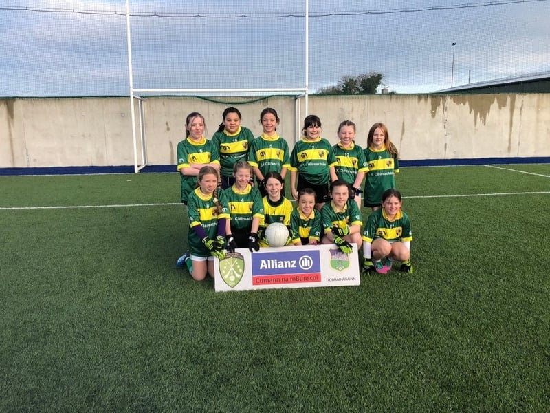 Pic: Clerihan NS U11C Ladies Football Finalists