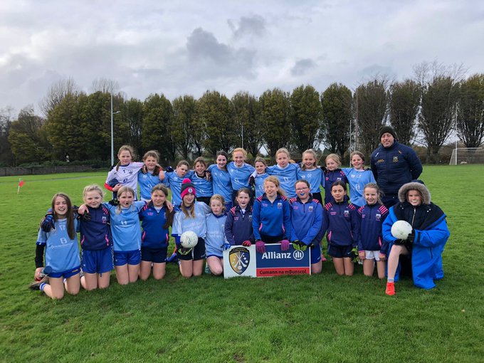 Pic: Under 13 Ladies Football Roinn B Winners New Inn GNS