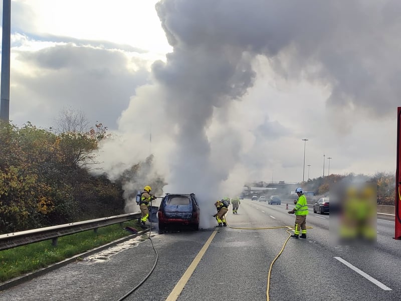 Traffic restrictions were put in place and there were knock-on delays in the area for a time. 