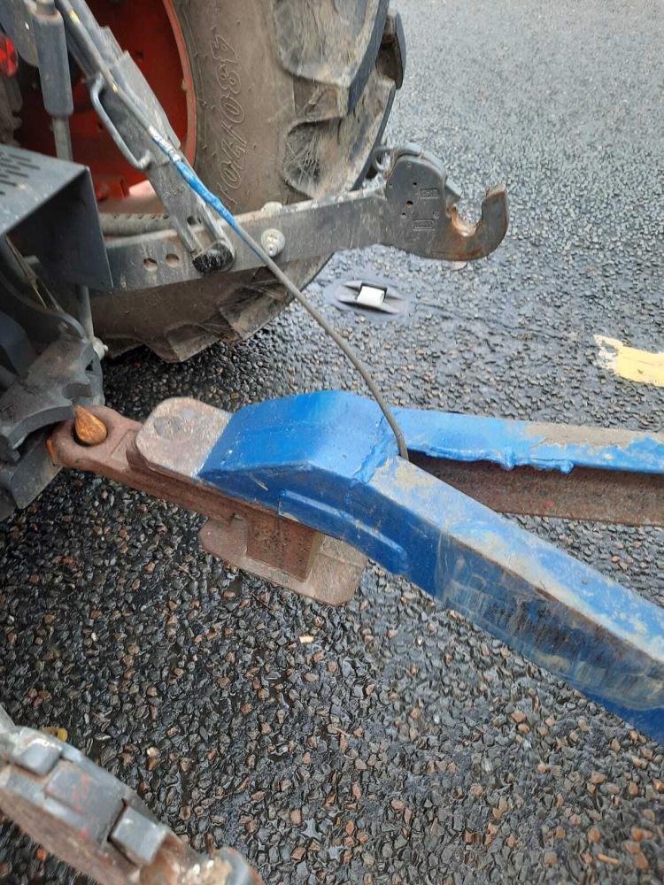 Road Safety Authority (RSA) vehicle inspectors recently examined a new tractor with a homemade trailer at a roadside check in Kilkenny.