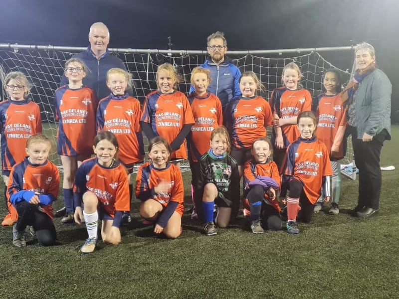 The club would also like to extend its gratitude to Ray Delaney Construction LYNREA LTD for sponsering the u10 girls 