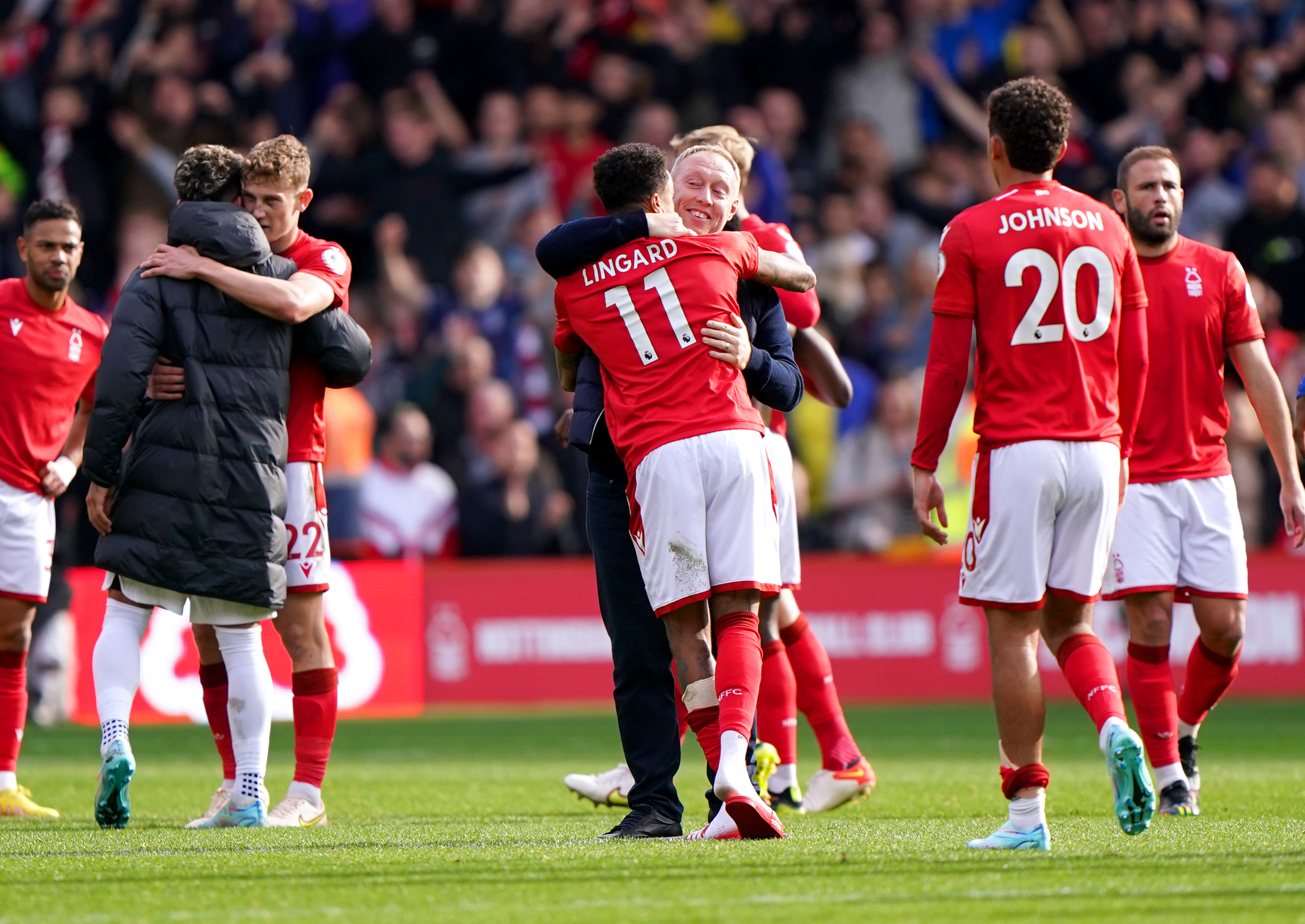Here, the PA news agency looks at some of the best images from the weekend’s action.