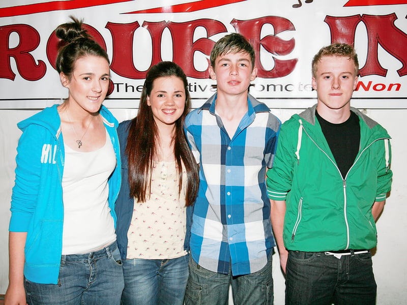Caption: Leah Donnelly, Kerri Donnelly, Peadar Cassidy and Robin O'Neill Photo by Shelley Corcoran