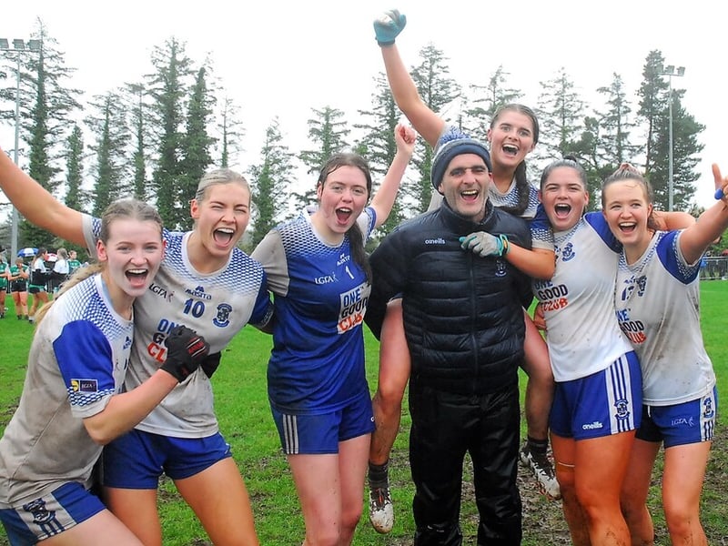 St Mary's Ladies celebrate in the rain as they lift Intermediate title ...