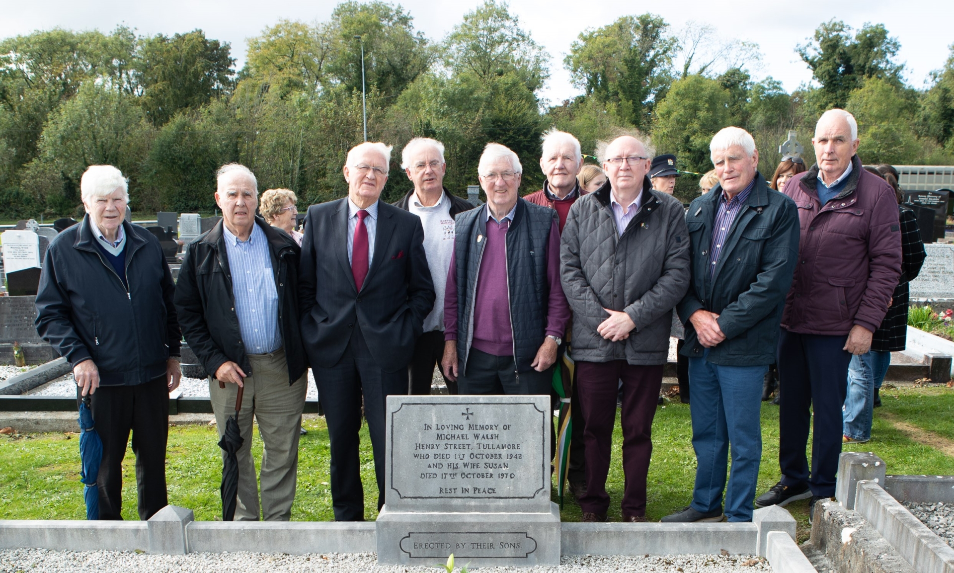 IN PICTURES: Commemoration in Offaly cemetery for garda shot in 1942
