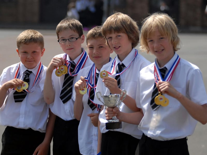 Star swimmers from the school posed for this photo in July 2008. Tell us if you recognise someone you know.