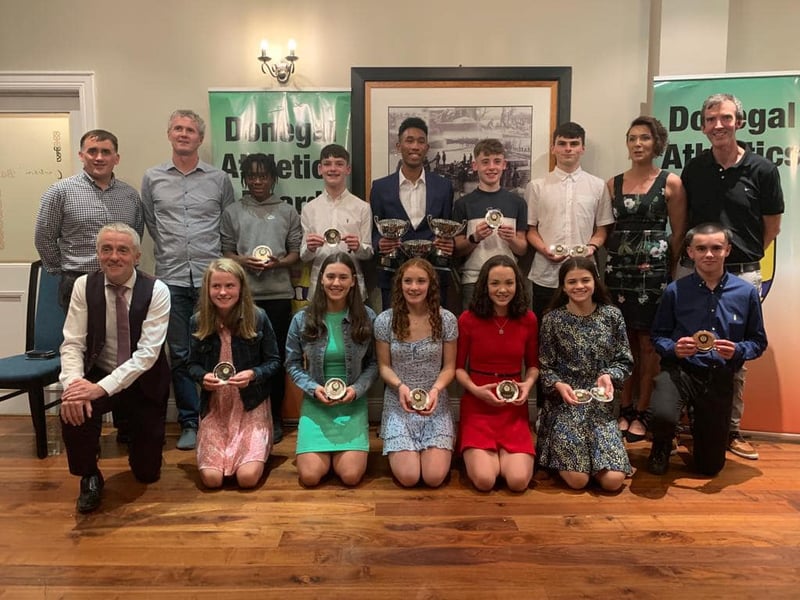 Award winners from Letterkenny AC  