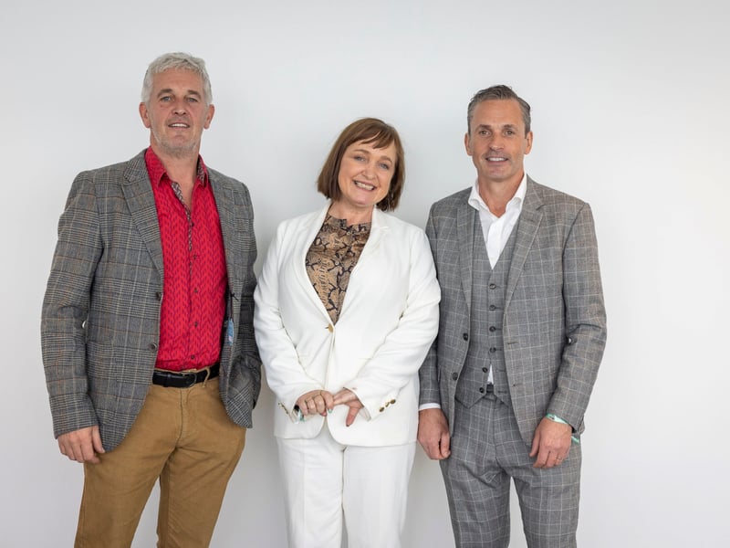 Brian Fiona and Niall O’Loughlin were pictured at taste of Kildare at the Curragh Racecourse organised by Into Kildare the tourism body for County Kildare 