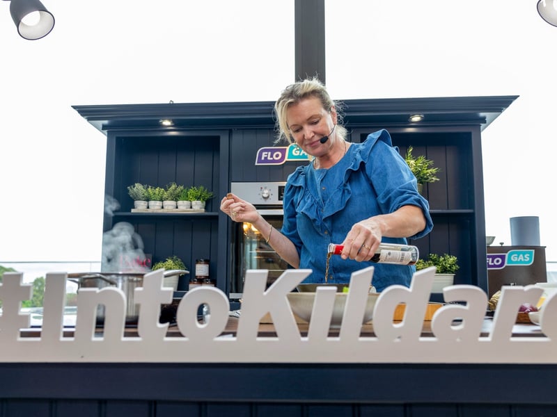 Rachel Allen is pictured at taste of Kildare at the Curragh Racecourse organised by Into Kildare the tourism body for County Kildare 