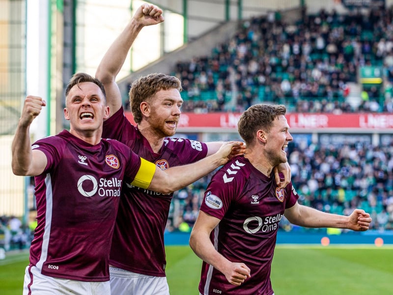 Despite leading the Premiership for almost the entirety of the season, and their late 2-1 win over Hibs, Hearts are still second favourites to win the title according to the bookies' odds.