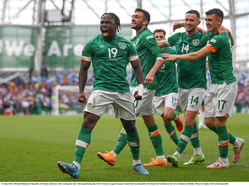 The Boys in Green defeated the Tartan Army 3-0 in the reverse Nations League fixture at the Aviva Stadium in June.