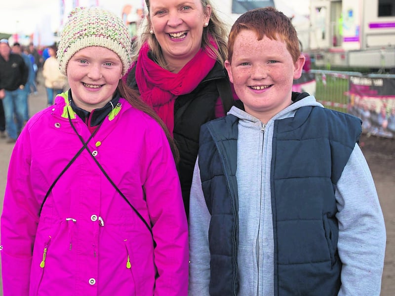 Click on NEXT below image for more photographs. Bríd, Therese and Martin Drennan at Ratheniska for Ploughing 2015. Picture: Alf Harvey/HRPhoto.ie