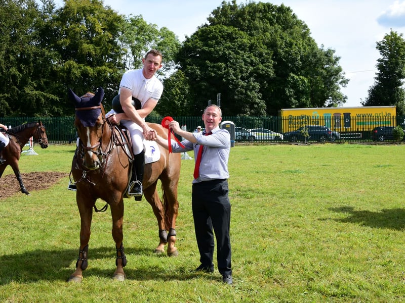 Winner of the Nissan Championship Paddy O'Donnell was presented with his prize by Richard Walsh Nissan. Picture: Norman Storey. 