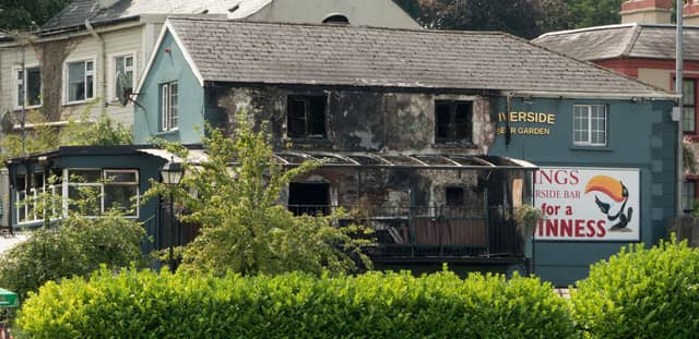 Photographer, Gerry Faughnan has taken photos showing the extent of the damage to the premises.