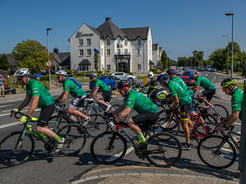There was huge excitement at the quays in Carrick on Shannon last Saturday afternoon as a large contingent of the Connacht Rugby team and management along with some special guest riders had a stopover at Moon River on their Galway to Sligo Fundraising Cycle #care4claire. For approximately an hour, the cyclists and their support team and met with many of the local young players and signed autographs and jerseys before setting off on the road to Sligo where they finished their 218k trip across the five counties of the province later that evening. Varadkar says IRFU should listen to trans players ‘excluded’ from contact rugby Amongst the large group of cyclists and travelling players were Connacht Head Coach Andy Friend, Ireland playing legends Kieran Marmion and Eric Elwood and former Mayo, Roscommon and Offaly GAA manager John Maughan. The cycle began at The Sportsground in Galway in the early hours of Saturday morning and finished at Sligo RFC. The route took in all five counties with stops in Ballinrobe Co. Mayo, Ballyhaunis Co. Mayo, Frenchpark Co. Roscommon, Carrick-on-Shannon Co. Leitrim, and finally Ross and Claire’s home in Coolaney Co. Sligo, before the final stretch to Sligo RFC. The fundraiser was for 35-year old Sligo native Claire Carpenter who suffered a serious and life-changing event earlier this year. Claire suffered a stroke at her home in Coolaney. 'We don't stand still' on issues of player welfare, World Rugby vows After being rushed to the ICU unit of Beaumont Hospital she was placed in an induced coma for over a week following a life-saving operation. Claire is now thankfully on the road to recovery, however significant funds need to be raised to allow her to continue her rehabilitation in Dun Laoghaire, and eventually lead an independent life at home. Claire’s partner Ross Mannion is a Rugby Participation Officer with Connacht Rugby and was Head Coach of the Connacht Women’s team in 2021. They have three children, Luke (14), Anna (10) and Zach (7).