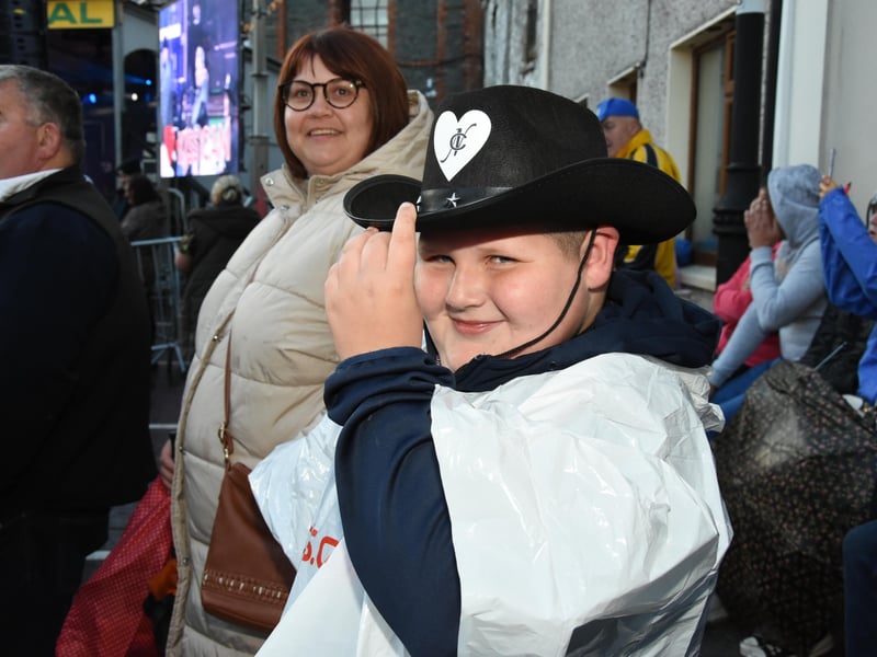 Kaiden enjoys the Clonmany Festival