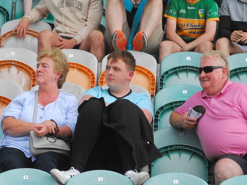 St Mary's Kiltoghert were celebrating on Sunday when their U17 team won the Newtowngore Engineering League Division 1 Final, seeing off a determined Mohill in process on a 5-14 to 2-9 scoreline. Observer photographer Willie Donnellan was a busy man with his camera .... see who you can spot in our fans' gallery from the game!