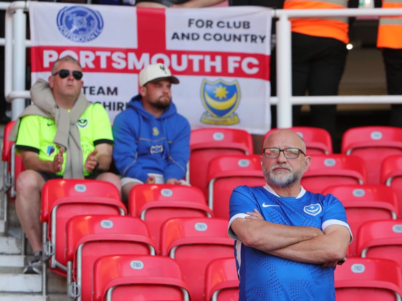 More than 3,000 Pompey fans celebrated the Blues' final away day of the season with a 3-1 win over Stoke on Saturday.