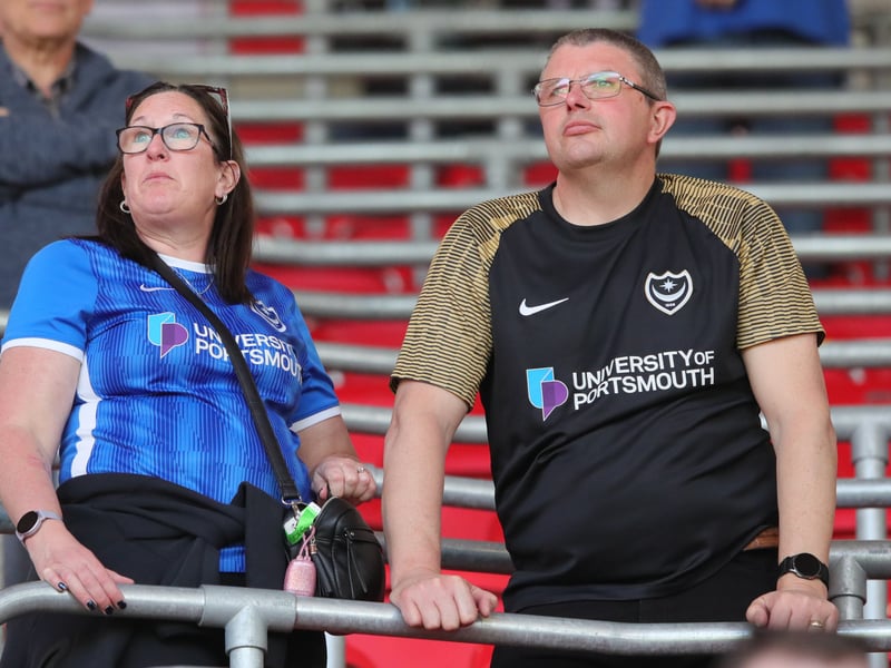 More than 3,000 Pompey fans celebrated the Blues' final away day of the season with a 3-1 win over Stoke on Saturday.
