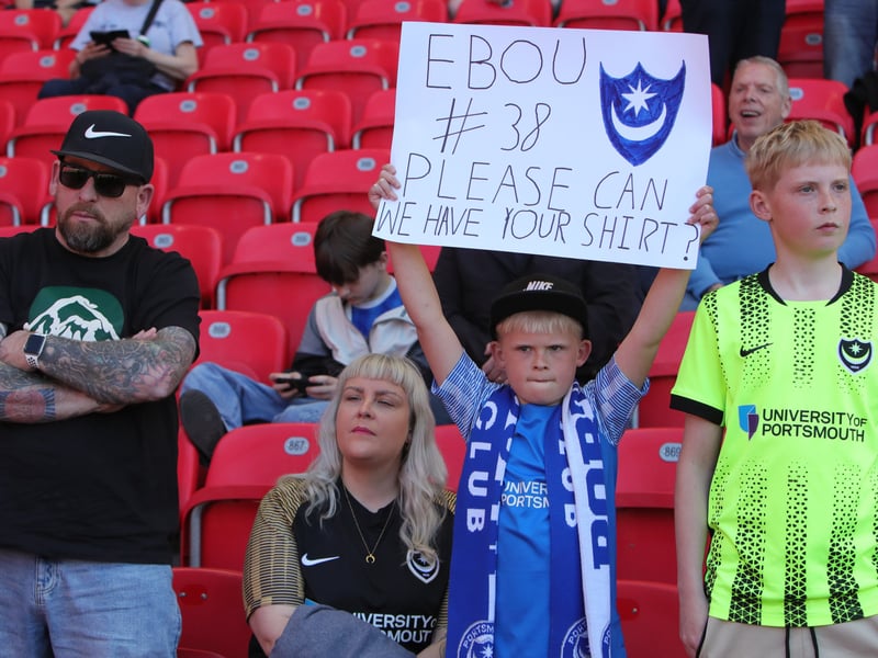 More than 3,000 Pompey fans celebrated the Blues' final away day of the season with a 3-1 win over Stoke on Saturday.