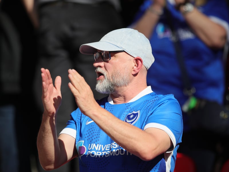 More than 3,000 Pompey fans celebrated the Blues' final away day of the season with a 3-1 win over Stoke on Saturday.