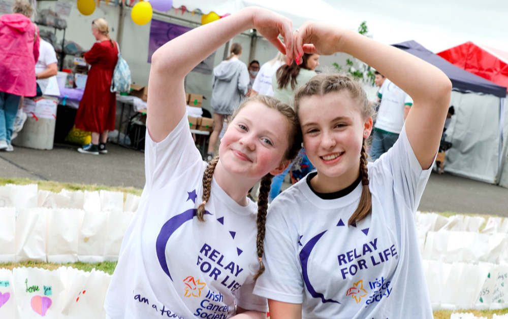 The Irish Cancer Society Relay For Life brought its community event together at the Curragh racecourse the whole community to celebrate the lives of cancer survivors, to remember those lost to the disease, and to fight back by increasing our knowledge of cancer and by raising money to fund life-saving cancer research and free services for cancer patients and their loved ones. Pictured above is Sarah Hanlon and Holly Fletcher All photos by Aishling Conway