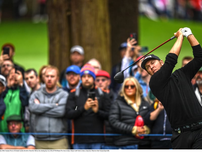 Power competed in the JP McManus Pro-Am last Monday and Tuesday where he finished on two-under-par after the two rounds at the 2027 Ryder Cup golf course Adare Manor.