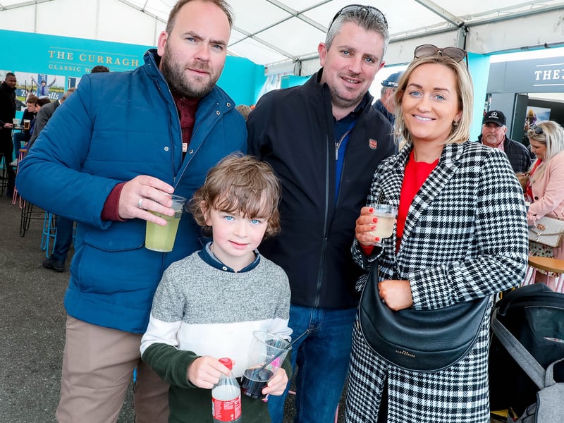 David and Harry O' Mahoney with Paddy and Trish Crerand
