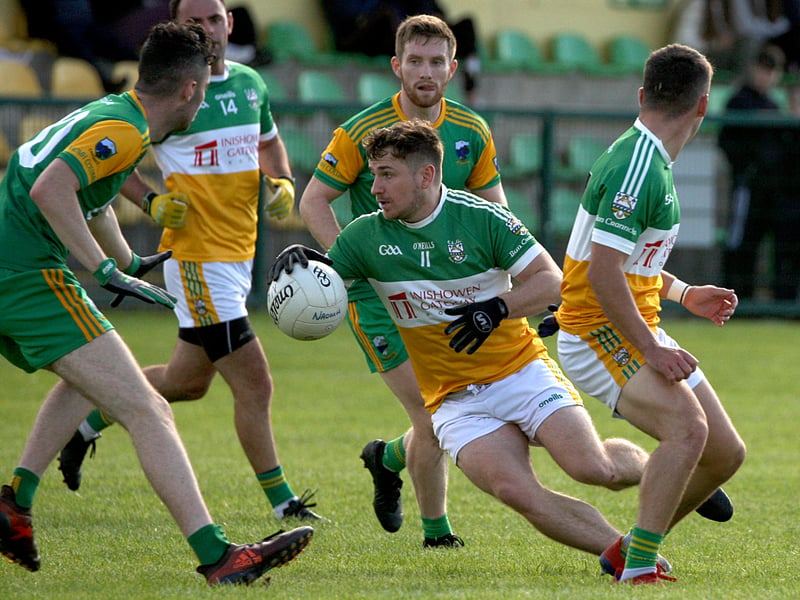 Group A1 - Burt2 - Naomh Muire Lower Rosses3 - Gaeil Fhánada4 - Termon5 - Malin6 - DungloeFixtures:Week 1: Burt v Dungloe, Naomh Muire Lower Rosses v Malin, Gaeil Fhánada v TermonWeek 2: Malin v Burt, Termon v Naomh Muire Lower Rosses, Dungloe v Gaeil FhánadaWeek 3: Burt v Termon, Naomh Muire Lower Rosses v Gaeil Fhánada, Malin v DungloeWeek 4: Gaeil Fhánada v Burt, Dungloe v Naomh Muire Lower Rosses, Termon v Malin Group B1 - Downings2 - St Mary's, Convoy3 - Naomh Bríd4 - Naomh Columba5 - Buncrana6 - Red Hugh's Fixtures:Week 1: Downings v Red Hugh's, St Mary's, Convoy v Buncrana, Naomh Bríd v Naomh ColumbaWeek 2: Buncrana v Downings, Naomh Columba v St Mary's, Convoy, Red Hugh's v Naomh BrídWeek 3: Downings v Naomh Columba, St Mary's, Convoy v Naomh Bríd, Buncrana v Red Hugh'sWeek 4: Naomh Brídv Downings, Red Hugh's v St Mary's, Convoy, Naomh Columba v Buncrana Knockout Stages - the four quarter finals pairings shall be 1st v8th ; 2nd v7th; 3rd v6th; 4thv5th. The winners of each quarter final will be drawn randomly to decide the semi-final pairings. Relegation - The bottom four clubs will play off over two rounds to decide the club to be relegated. Relegation Round 1: 9th v 12th; 10th v 11th. Relegation Round 2: The losing clubs from Relegation Round 1 shall play and the losing club will be relegated to play in the 2023 Junior championship