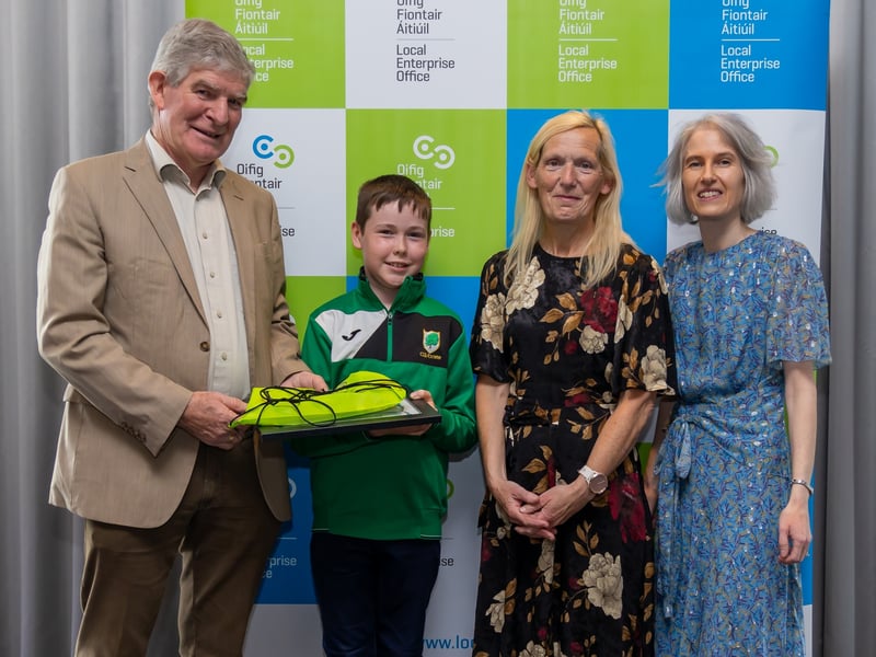 Primary school students from around Offaly have been rewarded for their business endeavours by the Local Enterprise Office Offaly as part of its "Most Enterprising Student" initiative. CLICK ON NEXT TO GO THROUGH THE GALLERY OF PICTURES  Coolderry NS