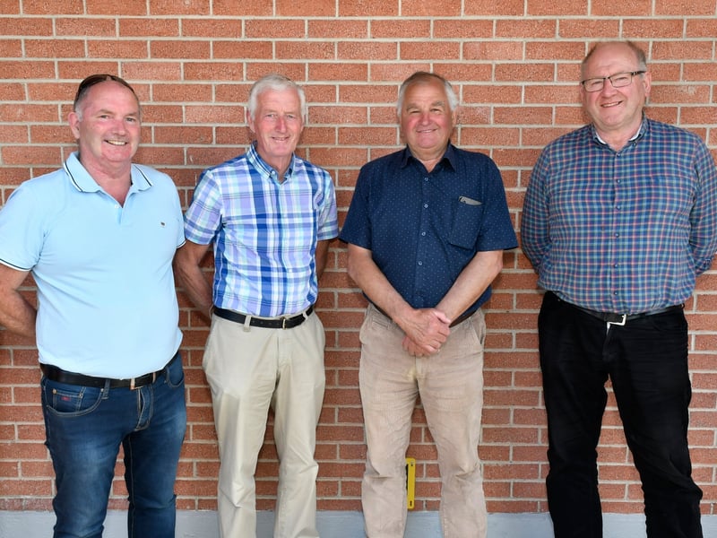 ABOVE: John Cahill and John Cahill with Dick Walshe and John Dunphy.PICTURE: HARRY REID