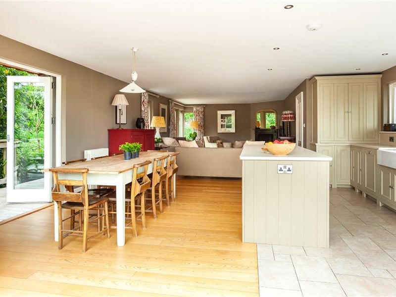 Clarahawn House, Graiguenamanagh, Co. Kilkenny, R95 YA25 4 beds - 3 baths - 184m2 ASKING PRICE: €595,000 TAP 'NEXT>' ABOVE FOR NEXT PIC Clarahawn House is situated on the outskirts of the charming market village that is Graiguenamanagh. Located on the meandering River Barrow, the town is rich with history and is considered to be one of the most beautiful areas in the sunny south east of Ireland. The townland name translates in Irish to Gráig na Manach, meaning "Village of the Monks". Graiguenamanagh is home to Duiske Abbey which was the largest Cistercian Abbey in Ireland. With its remarkable combination of mountain views, lush rolling hills, forest and river valleys, Graiguenamanagh offers nature lovers a plentiful feast as well as countless amenities for those keen on outdoor activities. It also has all the day to day amenities: two supermarkets, a Post Office, pharmacies, public houses, restaurants, café and the Cushendale Woollen Mill A 20 minutes drive from Clarahawn House will take you to Thomastown. This lively market town is home to a plethora of pubs, restaurants, cafes and notable points of interest such as Jerpoint Abbey, Kilfane Glen Gardens, and the world-renowned Mount Juliet Golf Course. Set on the western bank of the River Barrow, Clarahawn House is a divine residence positioned within a private oasis of approximately 1.06 ha (2.61 acres). The house enjoys serenity inducing views over the private landscape rolling down to the banks of the Barrow. Clarahawn House is a bright, but cosy waterfront home with sole access to the River Barrow. The residence is well-designed with 4 bedrooms including a superb master suite. There are wonderful reception and entertaining rooms, as well as spaces to work and relax. It is the perfect setting to make it your retreat from the city or your year-round home. This truly wonderful house is bathed in daylight, filling the home with warm hues. The kitchen opens up onto wooden decking, inviting you to have a morning coffee or perhaps a late lunch