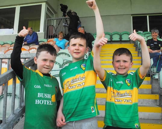 Leitrim hurlers were left heartbroken in Pairc Sheain Ui Eslin in Ballinamore on Saturday as Louth scored two injury time points to deny the Green & Gold hurlers a place in the Lory Meagher Cup Final, inflicting a 2-18 to 2-16 defeat on Olcan Conway's side. Observer photographer Willie Donnellan was there to capture all the drama and some great fan images from the game .... see who you can spot! Sligo scoring burst down battling Leitrim Minors in Markievicz Park Fans enjoy epic Electric Ireland Connacht MFC clash as Sligo inflict defeat on Leitrim - GALLERY Emerging Roscommon pose sticky test for defending champions Leitrim in Connacht Final