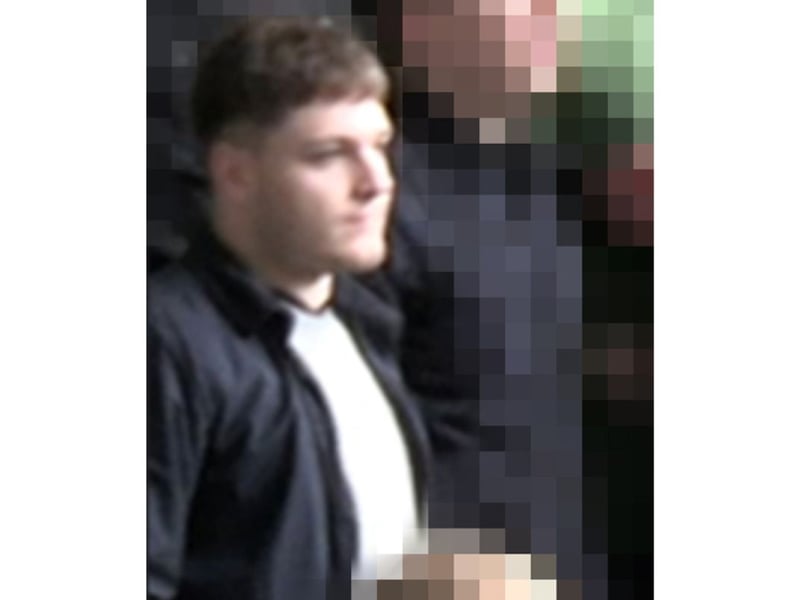 Police are asking for help in identifying these football fans following disturbances that took place after the final whistle of the Portsmouth v Southampton game at Fratton Park on Sunday, January 25
