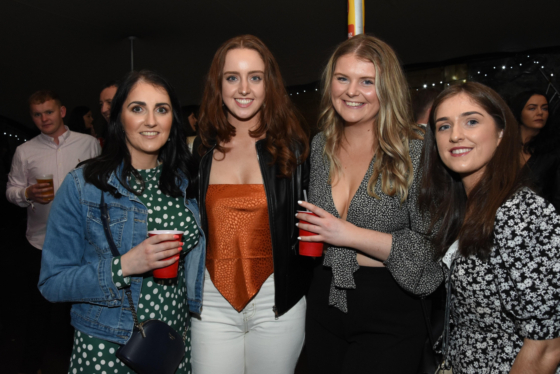 The festival season got underway over the Easter Bank Holiday weekend as the crowds flocked to the 'Out The Back' festival in O'Flaherty's Bar, Buncrana Louise, Carrie, Kerry and Bernadette. PHOTOS: Kerrie Quinn, nwpresspics
