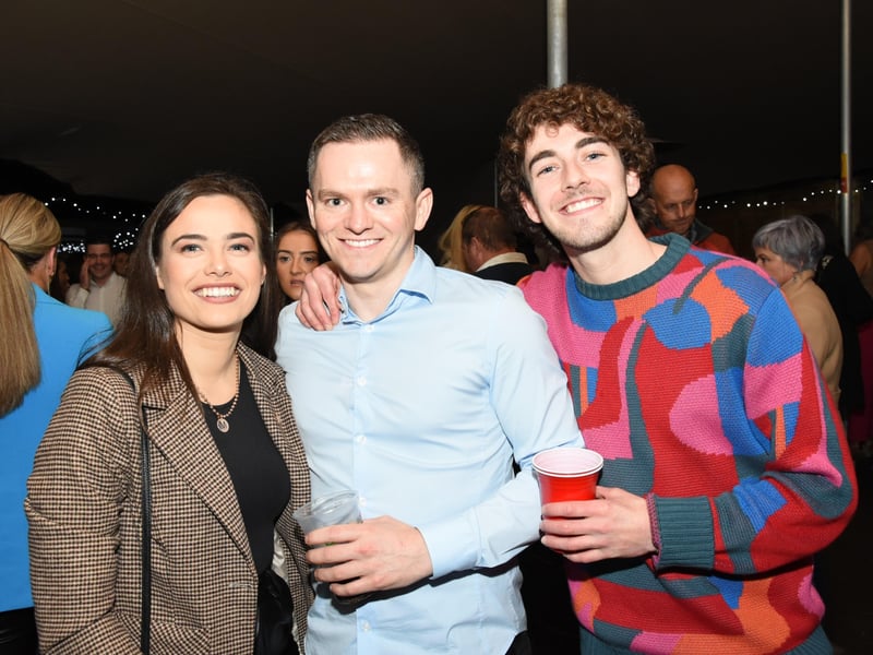 Michelle McDaid, Stephen Doherty and Eoin Murphy