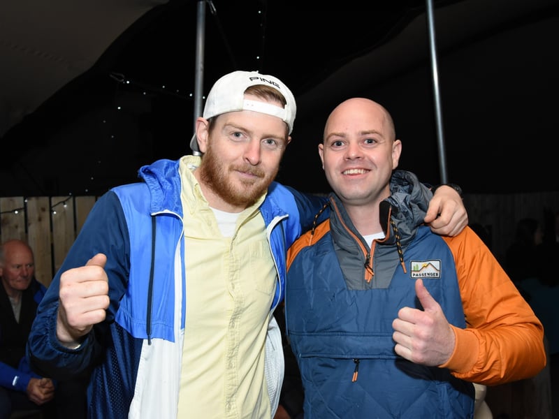 Fiachra O'Flaherty and Willie Doherty
