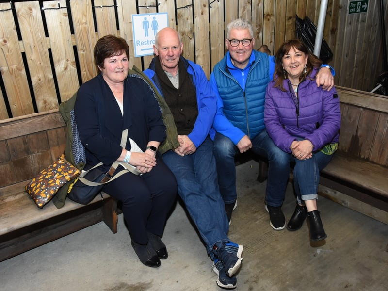 Beatrice and Eddie Holgan with Jim O'Sullivan and Caroline Bosher