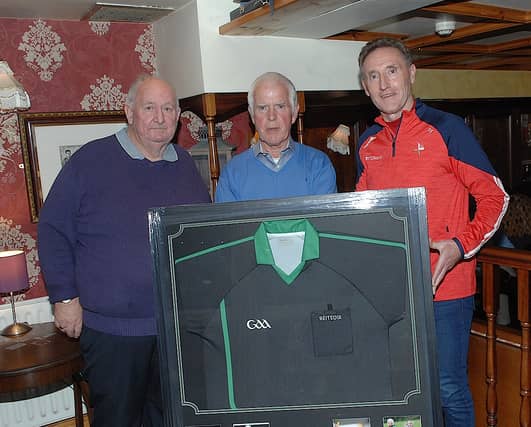 Last week saw the return of the Louth GAA Referees Awards Night held at Byrnes Bar Castlebellingham, after a long absence due to the pandemic. Among those honoured was Patsy Connolly, who after 40 years of service has now retired as a referee. The occasion was marked by the Louth County Board as chairman Peter Fitzpatrick presented him with a framed jersey. Other awards were given out on the night to those who had threw in the ball at the Minor, Junior, Intermediate, Senior and Hurling County Finals, always a significant achievement for any top whistle blower.