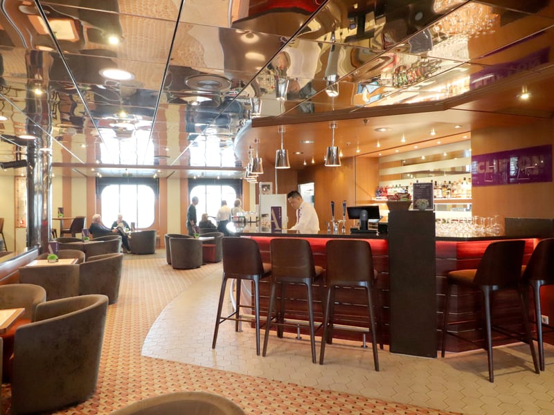 Interior of the cruise ship