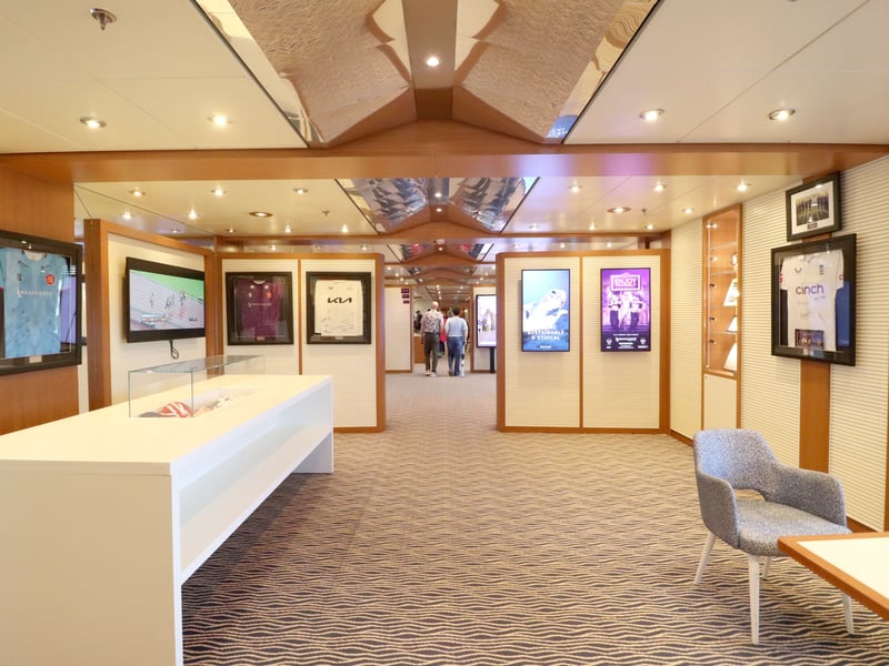 Interior of the ship