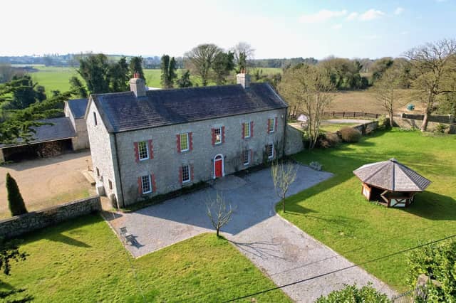 Described as 'an exceptional fully restored five bay two-storey period residence, Dunville House in Rhode is now up for sale with an asking price of €800,000. Finished to the highest standard with four bedrooms, the house also has two fully restored converted barns which each provide two bedroom self-contained luxury residential homes CLICK ON NEXT TO TAKE A LOOK AROUND THIS INCREDIBLE HOUSE
