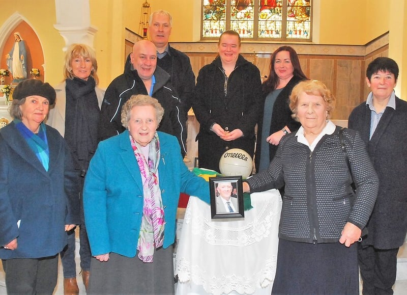   Stars from the past and present of Leitrim Gaelic games and the wider GAA world gathered in St Patrick's Church in Mohill for a special anniversary mass on Saturday April 9, to honour the late Packie McGarty and Cathal Flynn. The famous duo, so intrinsically linked in the Green & Gold in the late 50s and 60s, passed away within weeks of each other last year and due to Covid restrictions, the Leitrim public were not able to honour their heroes. Observer photographer Willie Donnellan was present to record some images of the event and the meal afterwards, kindly sponsored by former Leitrim footballer Joe Leydon, in the Canon Donohue Memorial Hall. Packie McGarty - Lovely Leitrim’s greatest ever footballer Cathal was as good as any of them reckoned Packie McGarty Leitrim legend Cathal Flynn was a star among stars in epic Galway rivalry says former Tribe star Packie McGarty - Lovely Leitrim’s greatest ever footballer