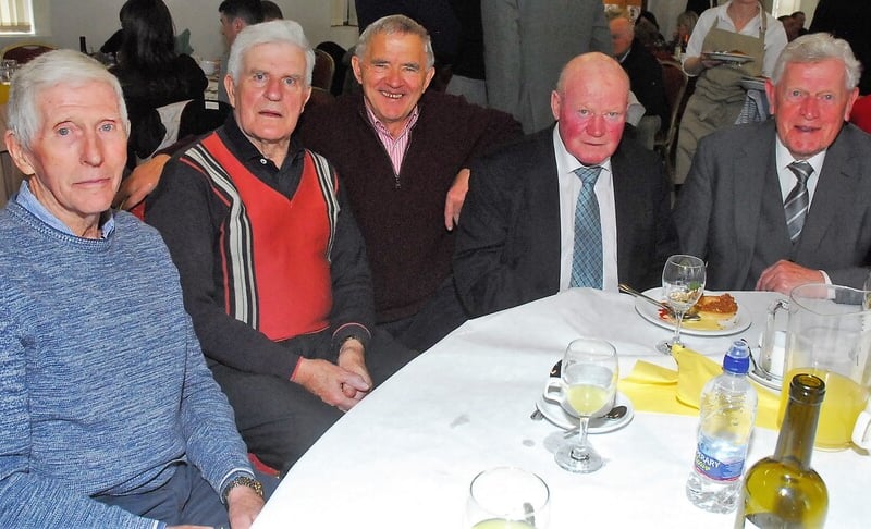   Stars from the past and present of Leitrim Gaelic games and the wider GAA world gathered in St Patrick's Church in Mohill for a special anniversary mass on Saturday April 9, to honour the late Packie McGarty and Cathal Flynn. The famous duo, so intrinsically linked in the Green & Gold in the late 50s and 60s, passed away within weeks of each other last year and due to Covid restrictions, the Leitrim public were not able to honour their heroes. Observer photographer Willie Donnellan was present to record some images of the event and the meal afterwards, kindly sponsored by former Leitrim footballer Joe Leydon, in the Canon Donohue Memorial Hall. Packie McGarty - Lovely Leitrim’s greatest ever footballer Cathal was as good as any of them reckoned Packie McGarty Leitrim legend Cathal Flynn was a star among stars in epic Galway rivalry says former Tribe star Packie McGarty - Lovely Leitrim’s greatest ever footballer