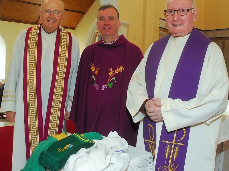   Stars from the past and present of Leitrim Gaelic games and the wider GAA world gathered in St Patrick's Church in Mohill for a special anniversary mass on Saturday April 9, to honour the late Packie McGarty and Cathal Flynn. The famous duo, so intrinsically linked in the Green & Gold in the late 50s and 60s, passed away within weeks of each other last year and due to Covid restrictions, the Leitrim public were not able to honour their heroes. Observer photographer Willie Donnellan was present to record some images of the event and the meal afterwards, kindly sponsored by former Leitrim footballer Joe Leydon, in the Canon Donohue Memorial Hall. Packie McGarty - Lovely Leitrim’s greatest ever footballer Cathal was as good as any of them reckoned Packie McGarty Leitrim legend Cathal Flynn was a star among stars in epic Galway rivalry says former Tribe star Packie McGarty - Lovely Leitrim’s greatest ever footballer