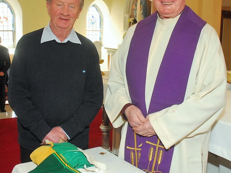   Stars from the past and present of Leitrim Gaelic games and the wider GAA world gathered in St Patrick's Church in Mohill for a special anniversary mass on Saturday April 9, to honour the late Packie McGarty and Cathal Flynn. The famous duo, so intrinsically linked in the Green & Gold in the late 50s and 60s, passed away within weeks of each other last year and due to Covid restrictions, the Leitrim public were not able to honour their heroes. Observer photographer Willie Donnellan was present to record some images of the event and the meal afterwards, kindly sponsored by former Leitrim footballer Joe Leydon, in the Canon Donohue Memorial Hall. Packie McGarty - Lovely Leitrim’s greatest ever footballer Cathal was as good as any of them reckoned Packie McGarty Leitrim legend Cathal Flynn was a star among stars in epic Galway rivalry says former Tribe star Packie McGarty - Lovely Leitrim’s greatest ever footballer