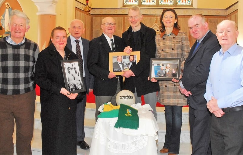 Stars from the past and present of Leitrim Gaelic games and the wider GAA world gathered in St Patrick's Church in Mohill for a special anniversary mass on Saturday April 9, to honour the late Packie McGarty and Cathal Flynn. The famous duo, so intrinsically linked in the Green & Gold in the late 50s and 60s, passed away within weeks of each other last year and due to Covid restrictions, the Leitrim public were not able to honour their heroes. Observer photographer Willie Donnellan was present to record some images of the event and the meal afterwards, kindly sponsored by former Leitrim footballer Joe Leydon, in the Canon Donohue Memorial Hall. Packie McGarty - Lovely Leitrim’s greatest ever footballer Cathal was as good as any of them reckoned Packie McGarty Leitrim legend Cathal Flynn was a star among stars in epic Galway rivalry says former Tribe star Packie McGarty - Lovely Leitrim’s greatest ever footballer